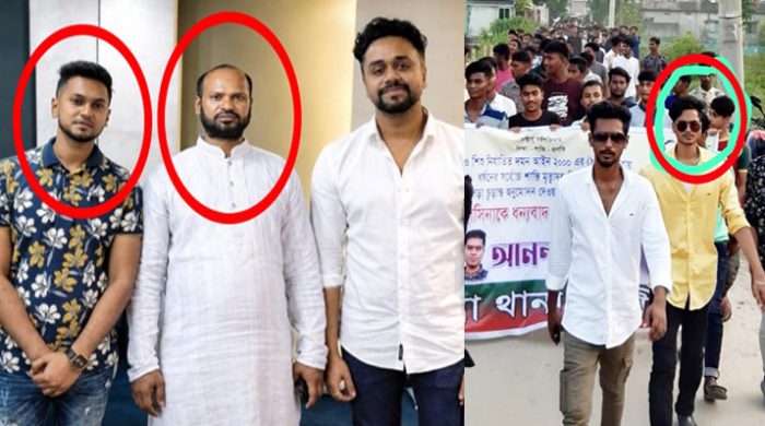 ফতুল্লায় জামিনে এসে ফের বেপরোয়া ছাত্রলীগ নেতা শুভ ও শিমুল